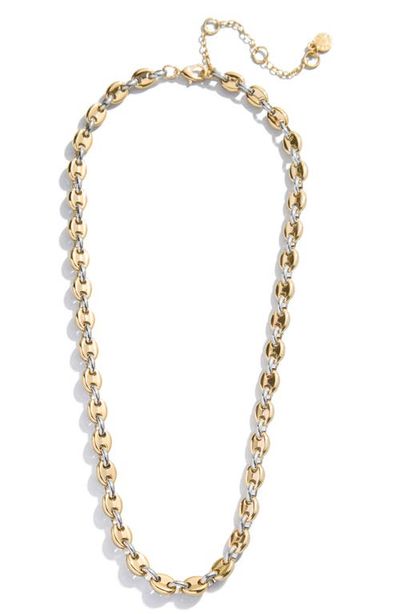 BaubleBar BaubleBar Thalia Two Tone Mariner Link Necklace 