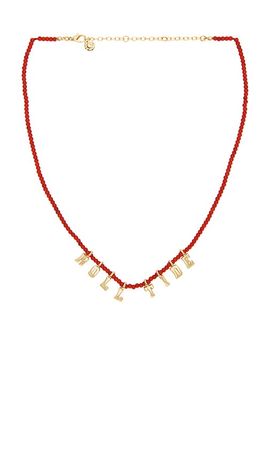 BaubleBar BaubleBar University Of Alabama Beaded Slogan Necklace