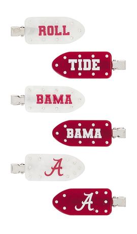 BaubleBar BaubleBar University Of Alabama Hair Clip Set