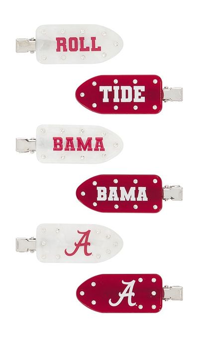 BaubleBar BaubleBar University Of Alabama Hair Clip Set