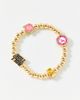 BaubleBar BaubleBar University Of Alabama Mix Beaded Bracelet in Red, Women's at Urban Outfitters - 1