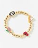 BaubleBar BaubleBar University Of Georgia Mix Beaded Bracelet in Red, Women's at Urban Outfitters - 1