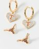 BaubleBar BaubleBar University Of Texas Earrings Set in Orange, Women's at Urban Outfitters - 1