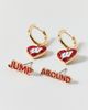 BaubleBar BaubleBar University Of Wisconsin Earrings Set in Red, Women's at Urban Outfitters - 1