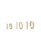 Baublebar Baublebar Verbena Pave Huggie Hoop Earrings, Set of 3 - 1