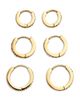 Baublebar Baublebar Verbena Pave Huggie Hoop Earrings, Set of 3 - 6