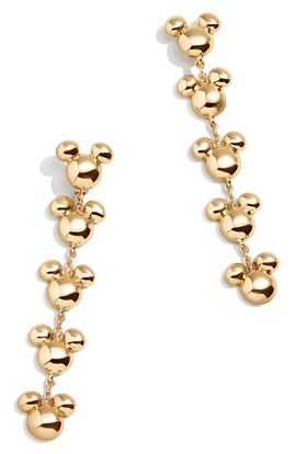 BaubleBar BaubleBar x Disney Domed Mickey Drop Earrings