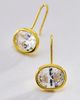 BaubleBar Fallon Bezel Oval French Hook Earrings - 1
