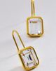 BaubleBar Fallon Cushion French Hook Earrings - 1