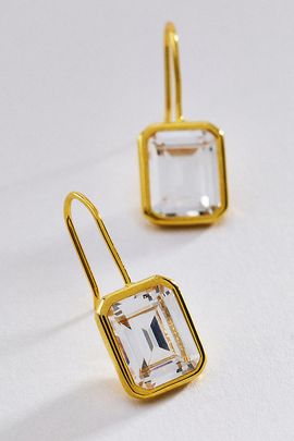 BaubleBar Fallon Cushion French Hook Earrings