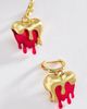 BaubleBar Heart Huggie Hoop Earrings - 1