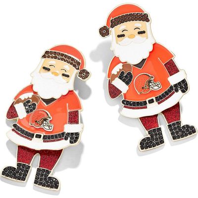 BaubleBar Women's BaubleBar Cleveland Browns Santa Claus Earrings