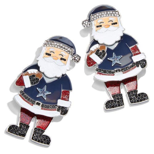 BaubleBar Women's BaubleBar Dallas Cowboys Santa Claus Earrings