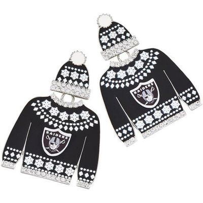 BaubleBar Women's BaubleBar Las Vegas Raiders Sweater Earrings