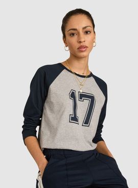 Baukjen Baukjen Aaron Organic cotton Contrast Sleeve Top