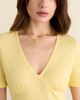 Baukjen Baukjen Antoinette Pretty Rib V-Neck Top - 5