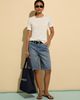 Baukjen Baukjen Britney Stretch Denim Shorts - 2