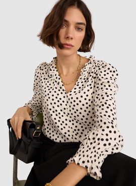 Baukjen Baukjen Cela Ruffled Neck Blouse