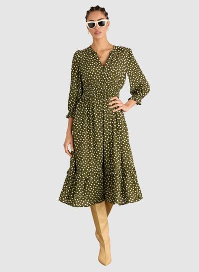 Baukjen Baukjen Christine Printed Midi Dress