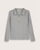 Baukjen Baukjen Cotton Zip Collar Ribbed Top - 2