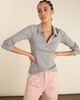 Baukjen Baukjen Cotton Zip Collar Ribbed Top - 3