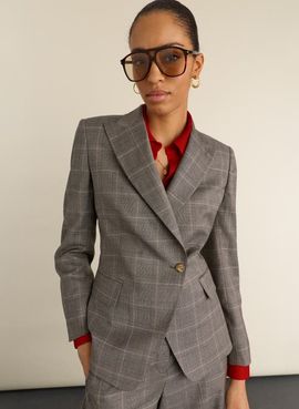 Baukjen Baukjen Eva Cinched Waist Wool Blazer