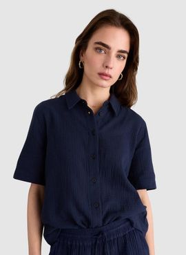Baukjen Baukjen Mahalia Relaxed Cheesecloth Shirt