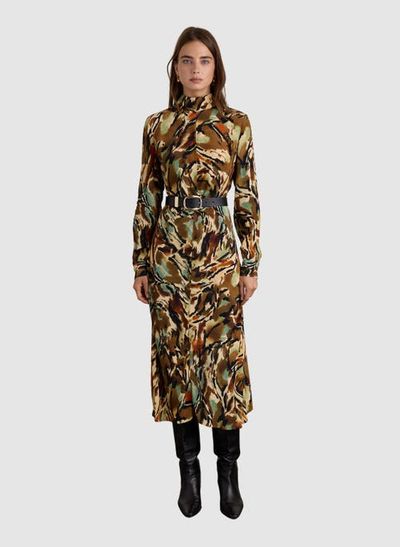 Baukjen Baukjen Neesha Printed Fit And Flare Dress