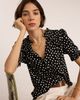 Baukjen Baukjen Nolan Polka Dot V-Neck Blouse - 5