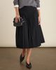 Baukjen Baukjen Pam Wool Blend Pleated Midi Skirt - 5