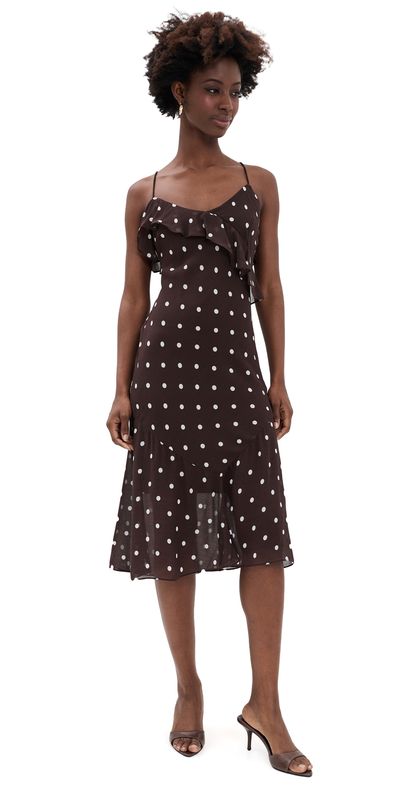 BAUM UND PFERDGARTEN BAUM UND PFERDGARTEN Allis Dress Coffee Bean Dots