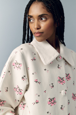 Baum und Pferdgarten - Daisy Floral Trench Coat Jacket