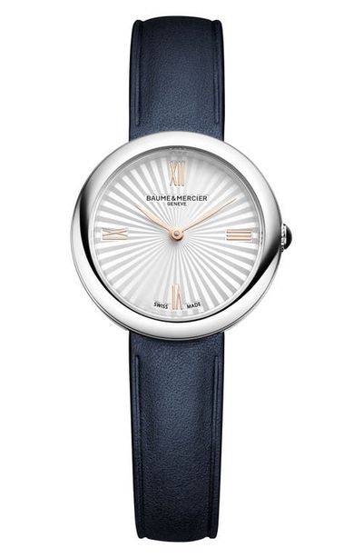 Baume & Mercier Joia de Baume & Mercier Leather Strap Watch, 28mm