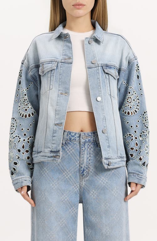 Bayeas Bayeas Embroidered Denim Jacket
