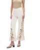 Bayeas Bayeas Embroidered Lace High Rise Wide Leg Pants - 2