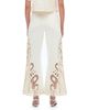 Bayeas Bayeas Embroidered Lace High Rise Wide Leg Pants - 3