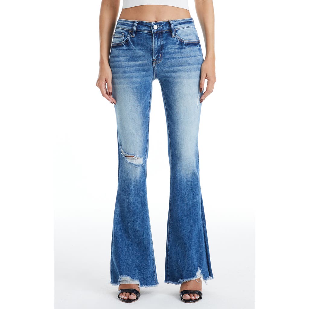 Bayeas Bayeas Fray Hem Flare Jeans