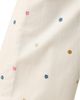 Bayeas Bayeas High Rise Flower Embroidered Wide Leg Jeans in White - 6