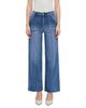 Bayeas Bayeas High Rise Straight Leg Raw Edge Denim Jeans Stretch Comfortable in Bluelover - 3