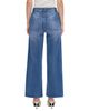 Bayeas Bayeas High Rise Straight Leg Raw Edge Denim Jeans Stretch Comfortable in Bluelover - 4