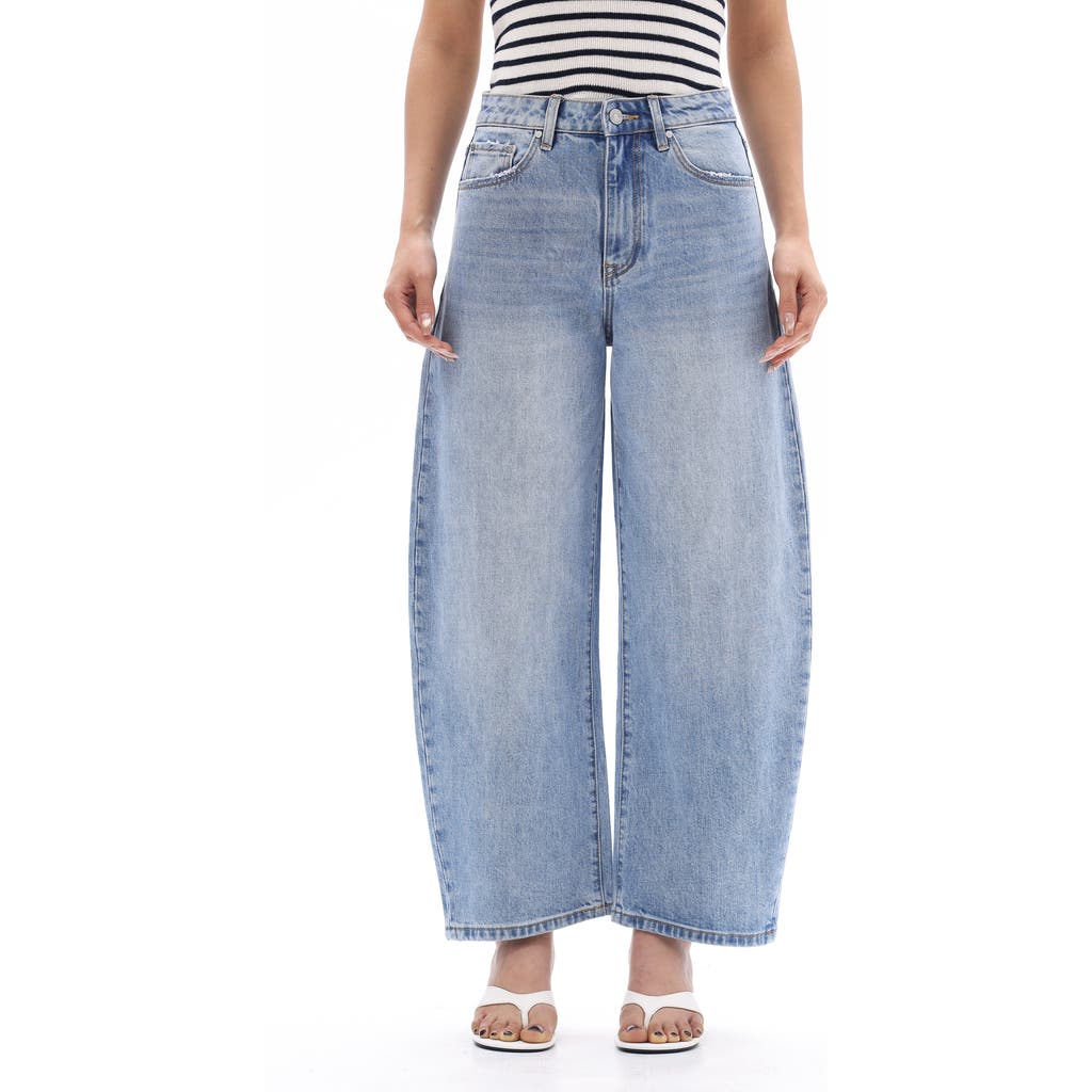 Bayeas Bayeas High Waist Ankle Barrel Jeans