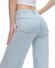 Bayeas Bayeas Mid Rise Women's Wide Leg Jeans Highly Stretchy in Wathet Wash - 5