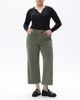 Bayeas Bayeas Plus Mid Rise Straight Denim Jeans Stretch Comfortable in Green - 3