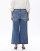 Bayeas Bayeas Plus Mid Rise Wide Leg Jeans Highly Stretchy Classic Denim for Women in Medium Blue - 4