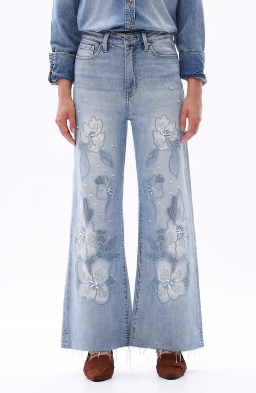 Bayeas Bayeas Portland Embellished High Waist Wide Leg Jeans