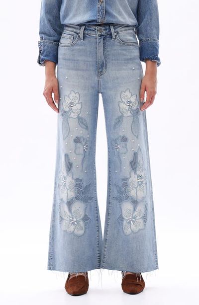 Bayeas Bayeas Portland Embellished High Waist Wide Leg Jeans