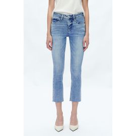 Bayeas Bayeas Raw Hem Crop Skinny Jeans