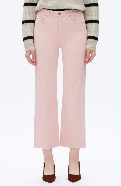 Bayeas Bayeas Raw Hem High Waist Crop Relaxed Straight Leg Jeans