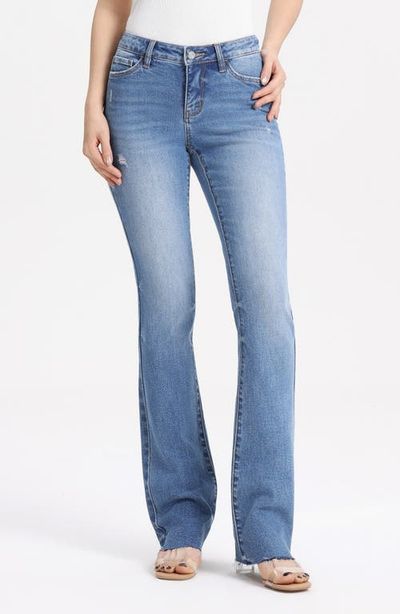 Bayeas Bayeas Raw Hem Low Rise Bootcut Jeans