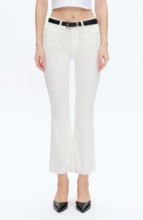 Bayeas Bayeas Raw Hem Mid Rise Ankle Bootcut Jeans